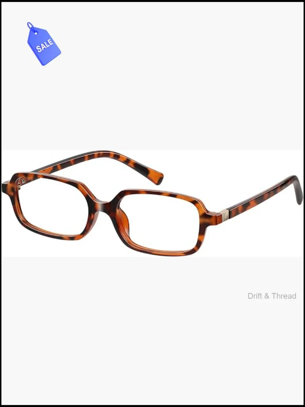 Fashion Square Blue Light Glasses for Women, Lightweight UV Blocking Computer